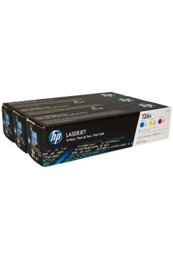 HP Toner Tri-Pack 126A CMY 1'000s. - Image 1