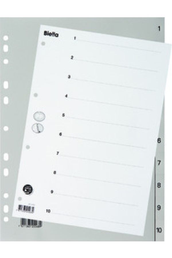 BIELLA Register PP grau A4 - Image 1