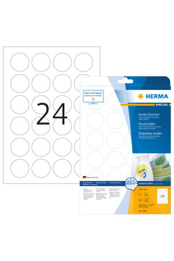 HERMA Rund-Etiketten 40mm - Image 1