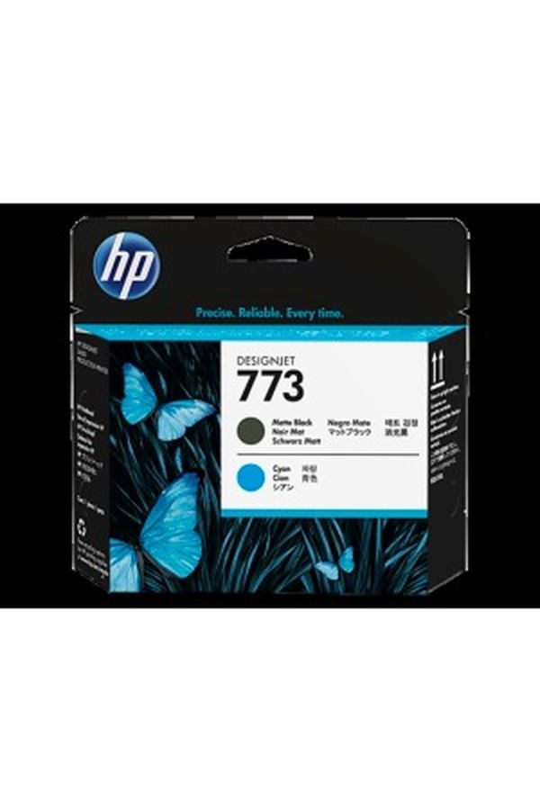 HP Druckkopf No.773 matte black / cyan - Image 1
