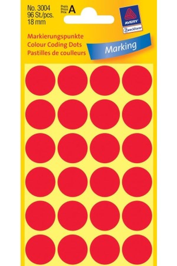 AVERY ZW. Markierungspunkte rot - Image 1