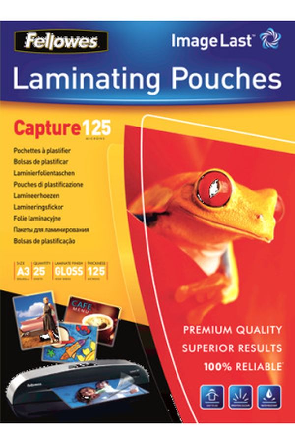 FELLOWES Folientasche 125mic A3 - Image 1