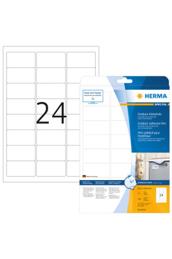 HERMA Outdoor Etikett.PP 63,5x33,9mm - Image 1