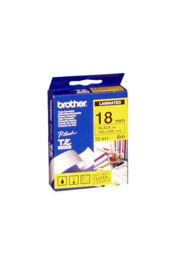 PTOUCH Band, laminiert schwarz/gelb - Image 1