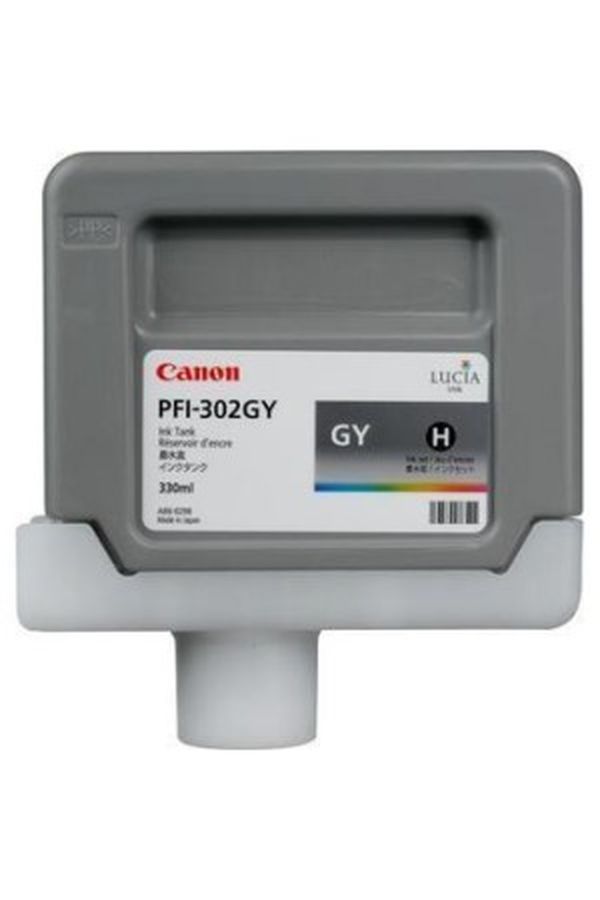 Canon Tinte PFI-302 330ml grey - Image 1