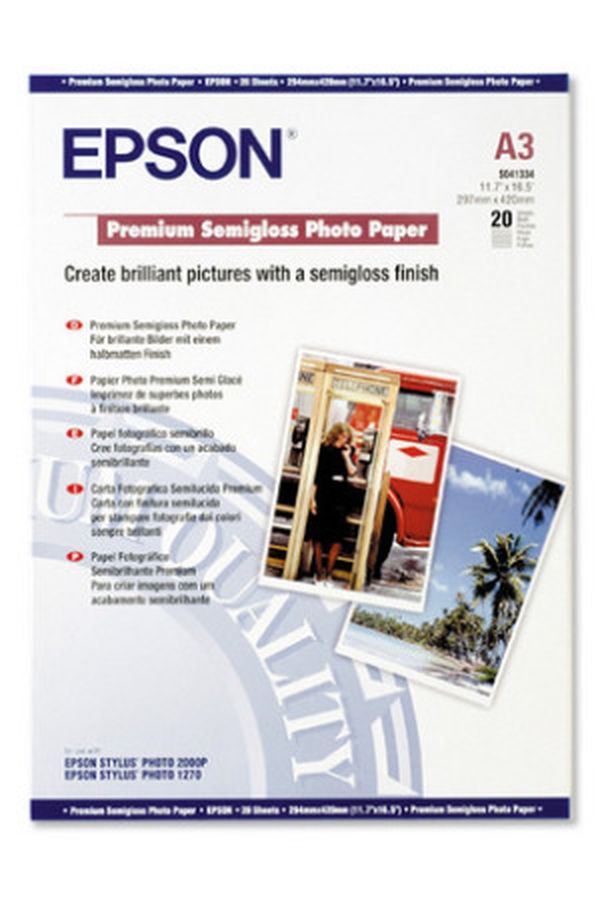 EPSON Premium Semigl. Photo Paper A3 - Image 1
