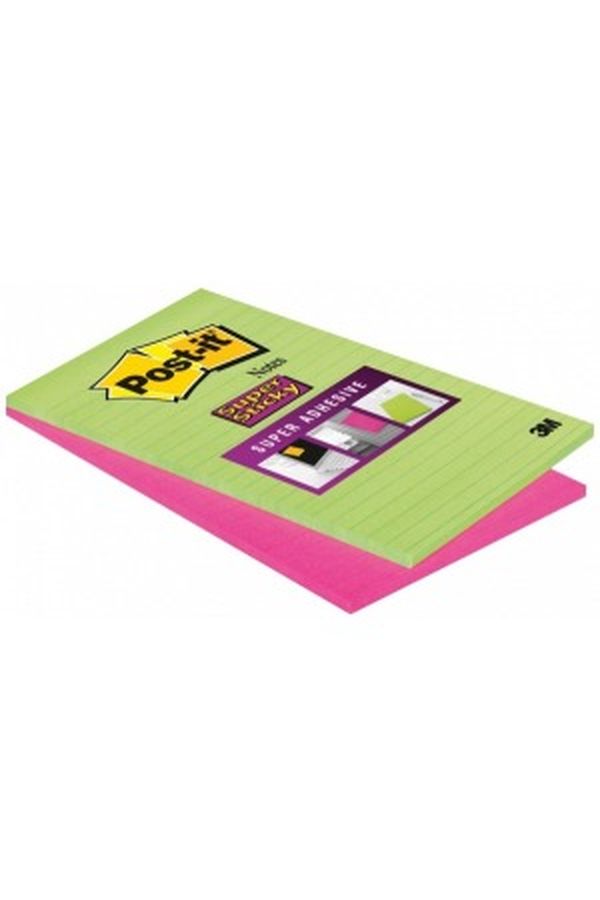 POST-IT Block Super Sticky 125x200mm - Image 1