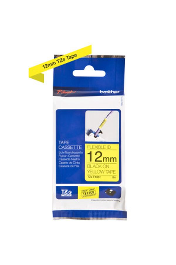 PTOUCH Flexitape lamin. schwarz/gelb - Image 1