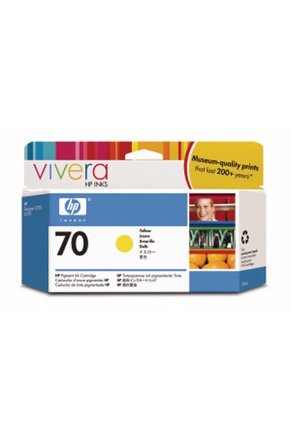 HP Tinte No.70 130ml yellow - Image 1