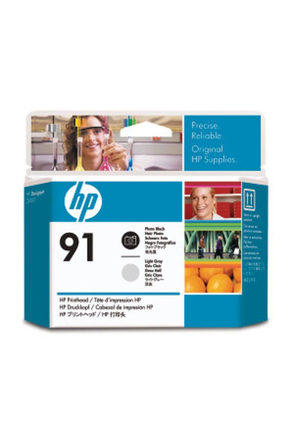 HP Druckkopf No.91 photo black / light grey - Image 1