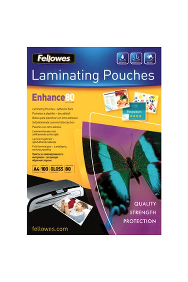 FELLOWES Folientasche 80mic A4 - Image 1