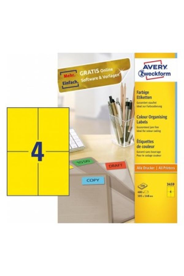 AVERY ZW. Etiketten 105x148mm - Image 1