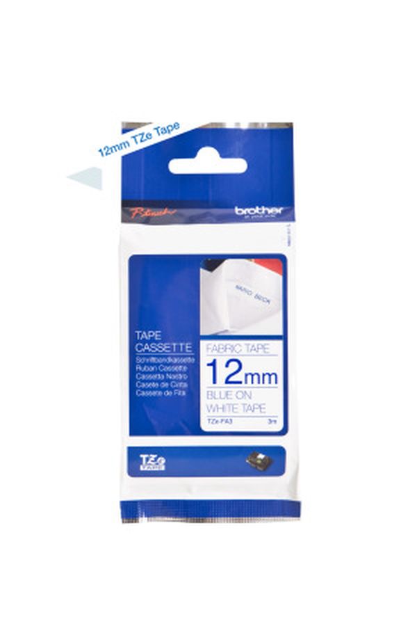 PTOUCH Textilband blau/weiss - Image 1