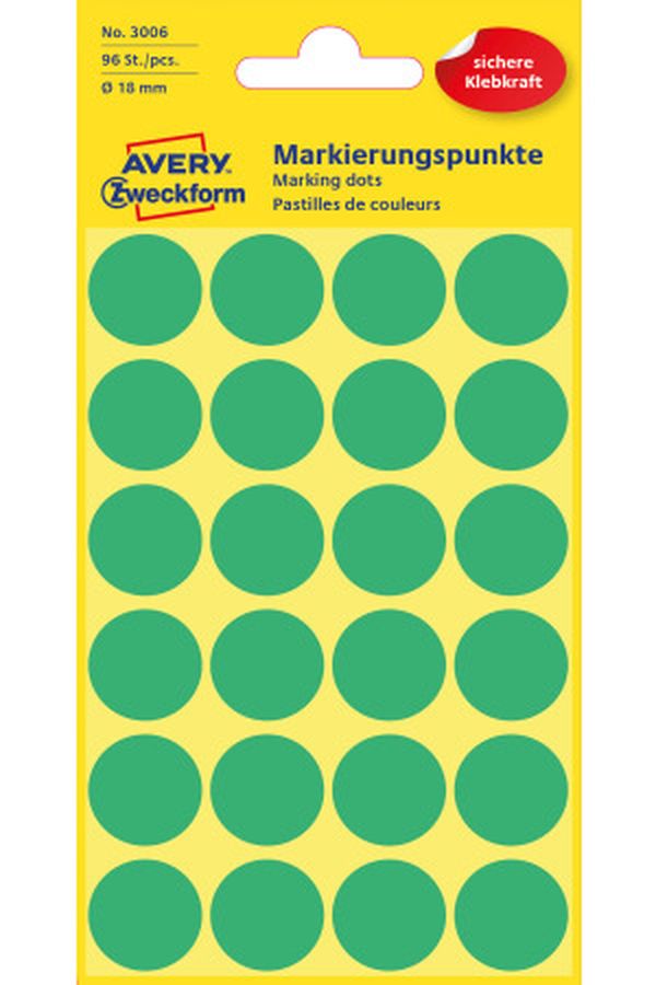AVERY ZW. Markierungspunkte grün - Image 1