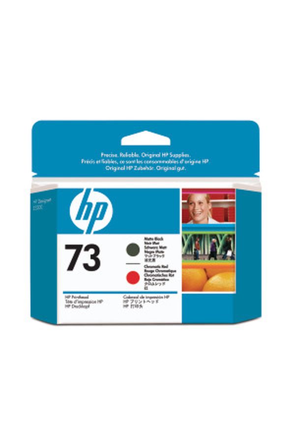 HP Druckkopf No.73 matte black / red - Image 1