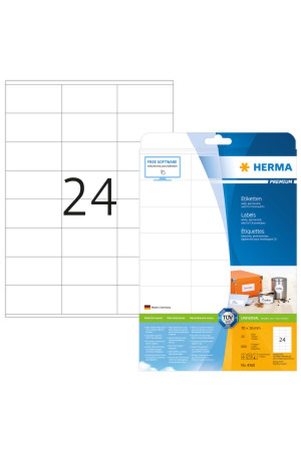HERMA Universal-Etikett. 70,0x36,0mm - Image 1