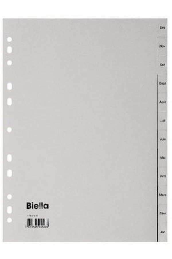 BIELLA Register PP grau A4 - Image 1