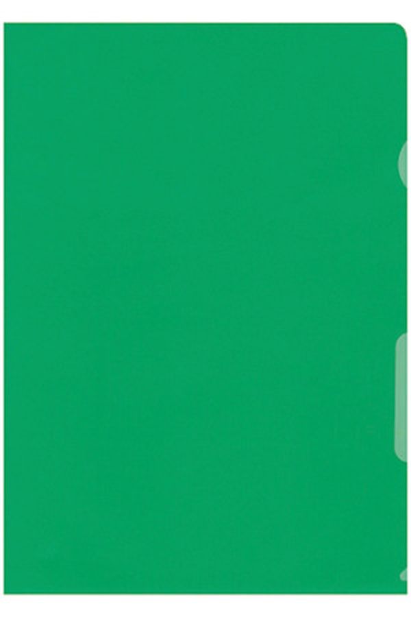 BÜROLINE Sichtmappen A4 grün 100 Stück - Image 1