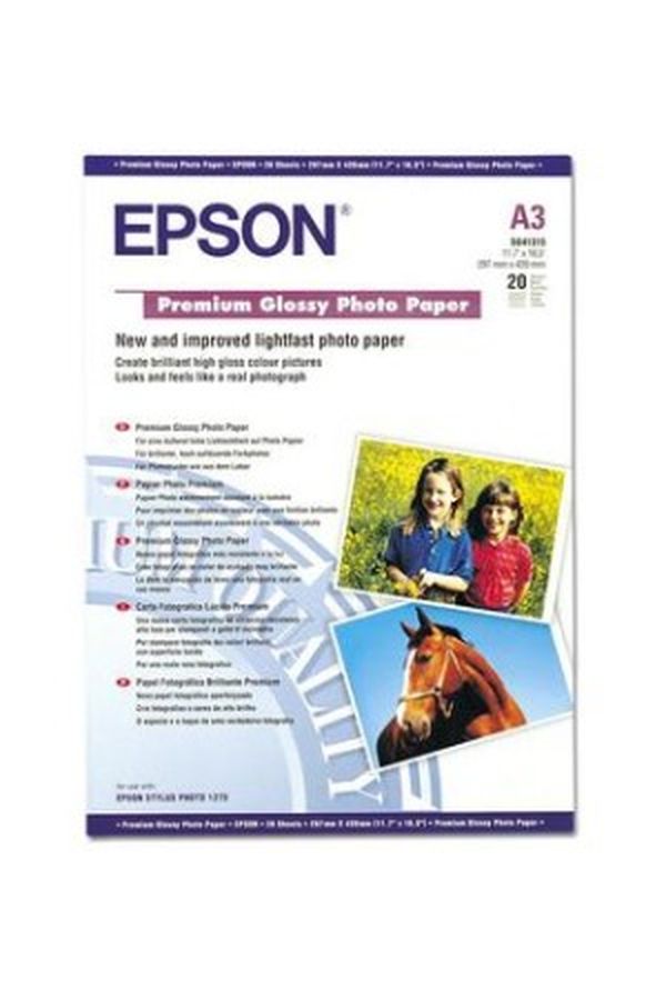 Epson Premium Glossy Photo Paper 255g A3 - Image 1
