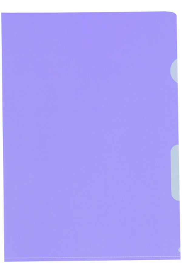 BÜROLINE Sichtmappen A4 violett 100 Stück - Image 1