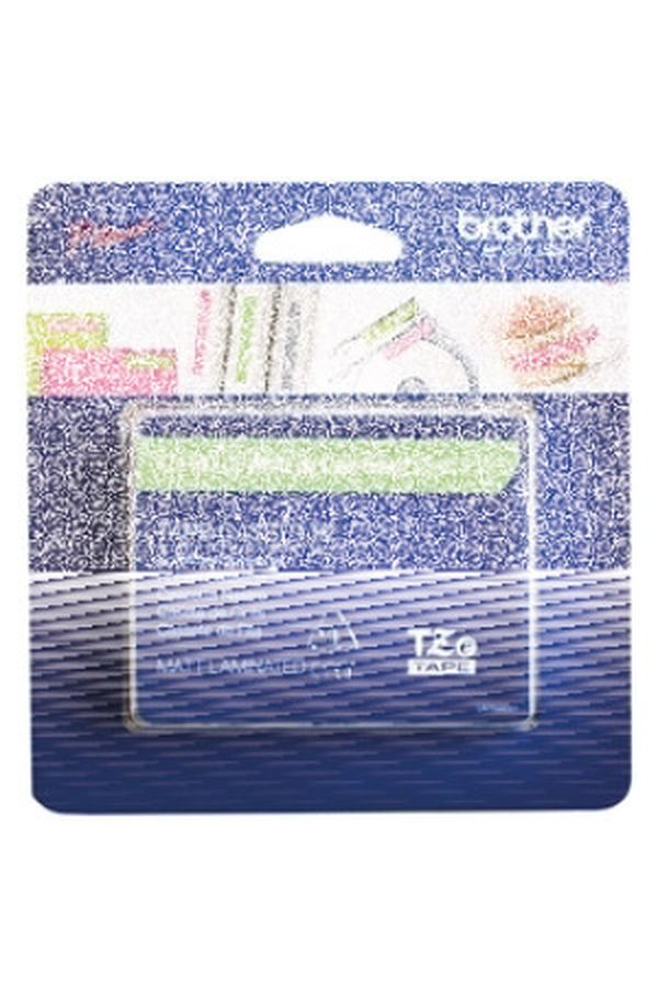 PTOUCH Band lam. weiss/apfelgrün matt - Image 1