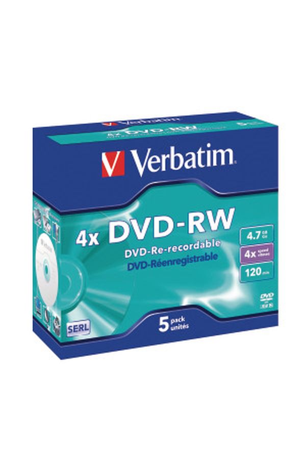 VERBATIM DVD-RW Jewel 4.7GB - Image 1
