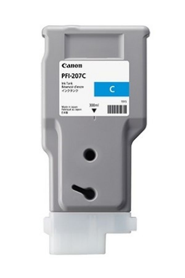 Canon Tinte PFI-207 300ml cyan - Image 1