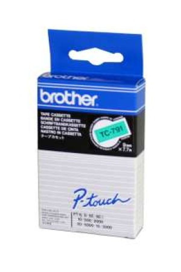 PTOUCH Band, laminiert schwarz/grün - Image 1