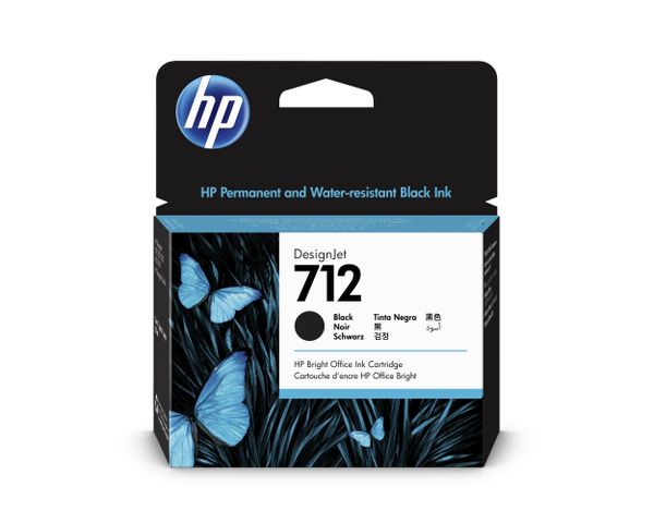HP Tinte No.712 80ml black - Image 1