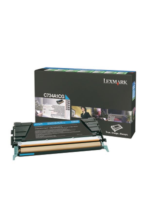 LEXMARK Toner-Modul return cyan - Image 1