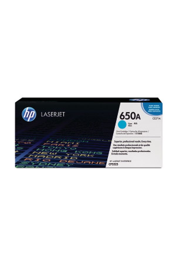 HP Toner-Modul 650A cyan 15'000 Seiten - Image 1