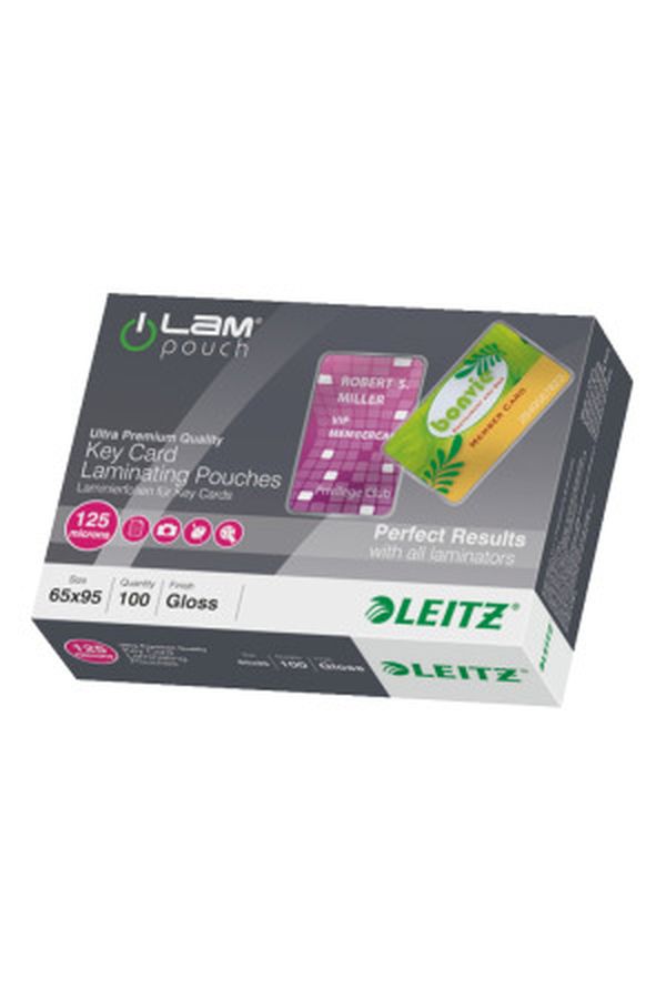 LEITZ Laminier-Folientasche 64x99mm - Image 1