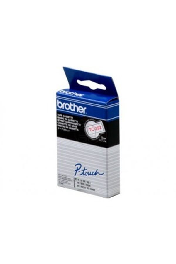 PTOUCH Band, laminiert rot/weiss - Image 1