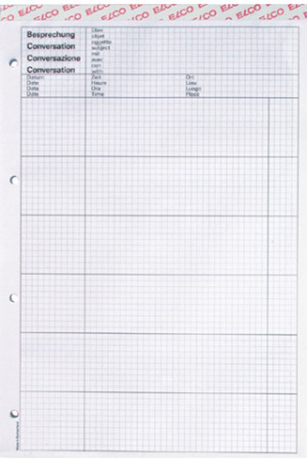 ELCO Besprechungsblock perf. A4 - Image 1