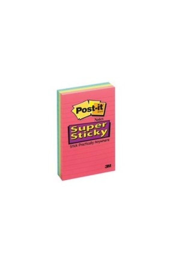 POST-IT Block Super Sticky 102x152mm - Image 1