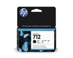 HP Tinte No.712 38ml black - Thumbnail 1