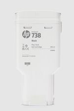 HP Tinte No.738 300ml black - Thumbnail 2