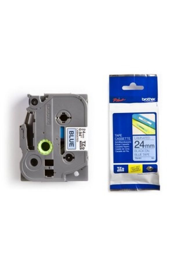 PTOUCH Band, laminiert schwarz/blau - Image 1