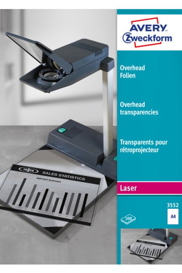 AVERY ZW. Laser Film 0.1mm A4 - Image 1