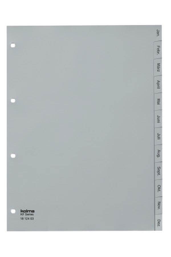 KOLMA Register PP grau A4 - Image 1