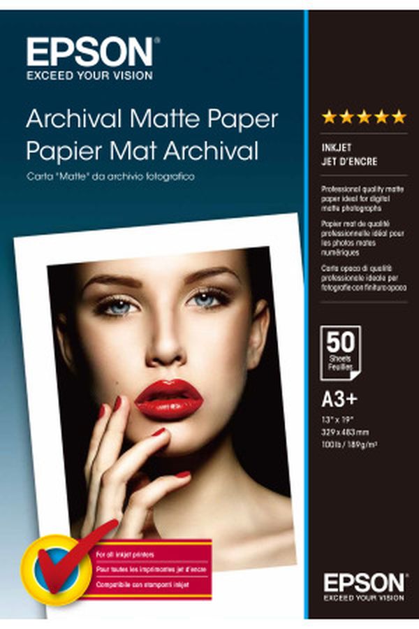 EPSON Archival Matt Paper A3+ - Image 1