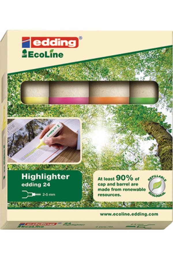 EDDING EcoLine Textmarker 24 2-5mm - Image 1