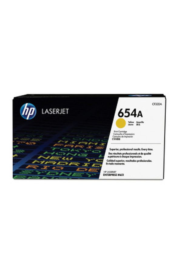 HP Toner-Modul 654A yellow - Image 1