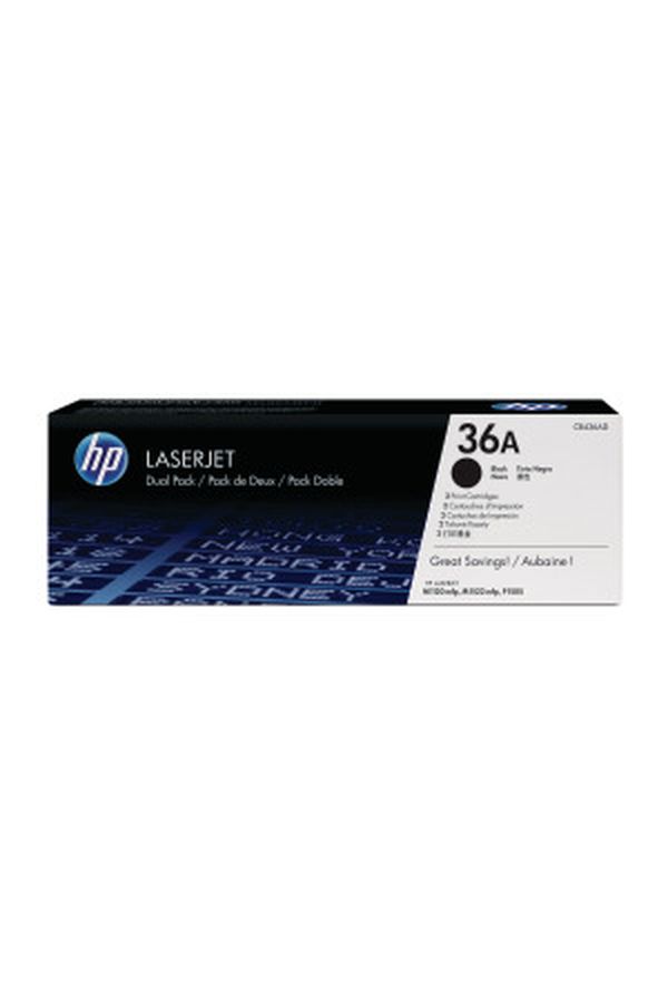 HP Toner-Modul 36A schwarz 2 Stück - Image 1