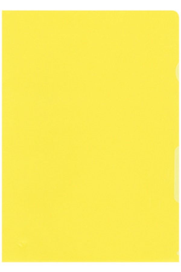 BÜROLINE Sichtmappen A4 gelb 100 Stück - Image 1