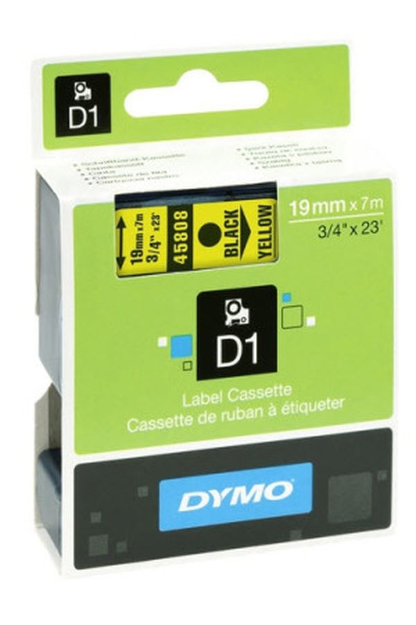 DYMO Schriftband D1 schwarz/gelb - Image 1