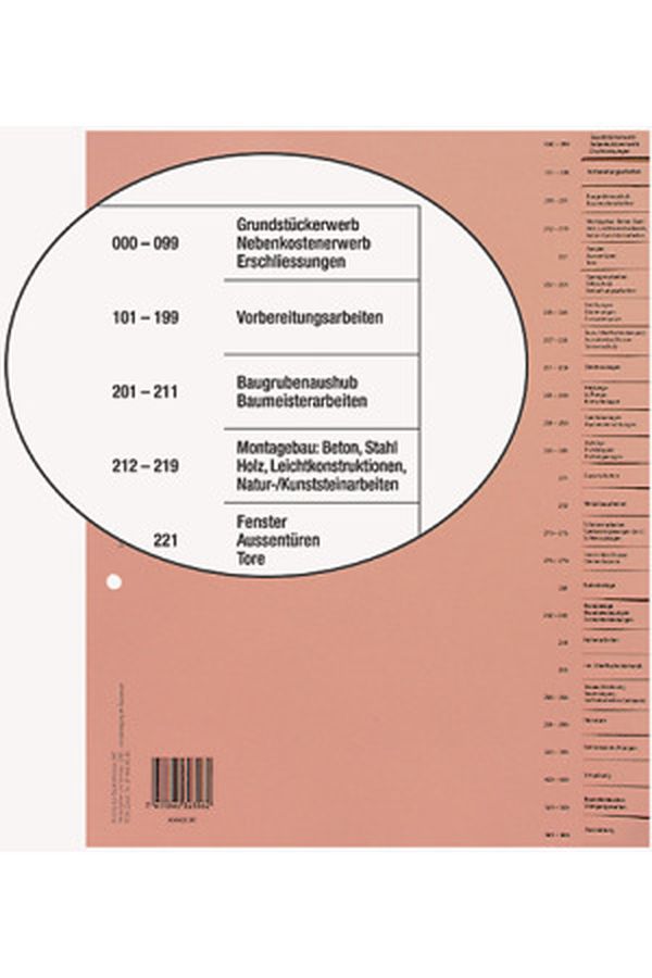 BIELLA Bauabrechnungsregister A4 - Image 1