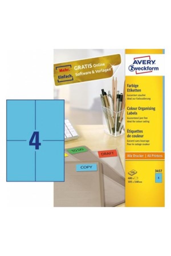 AVERY ZW. Etiketten 105x148mm - Image 1