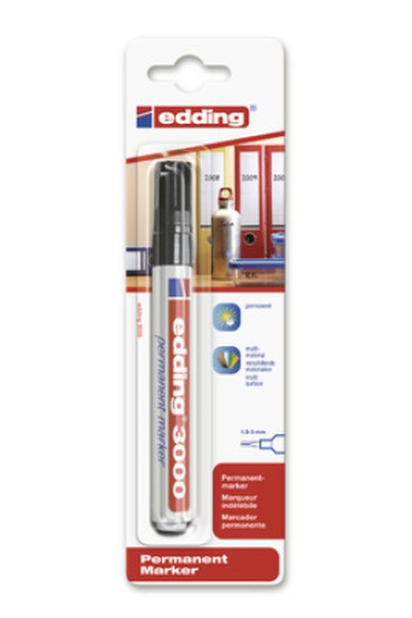 EDDING Permanent Marker 3000 1.5-3mm - Image 1