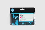 HP Tinte No.738 130ml magenta - Thumbnail 1